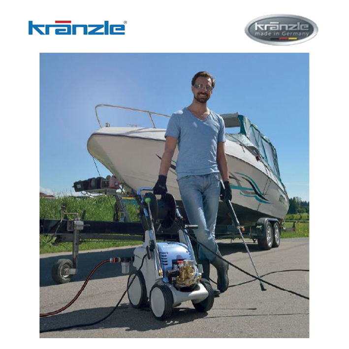 เครื่องฉีดน้ำแรงดันสูง รุ่นเล็ก มีแทงค์เก็บน้ำในตัว มี 4 ล้อเข็น / Kranzle Quadro 11/140 TS T - Quadro Series ครันเซลล์ - Image 6