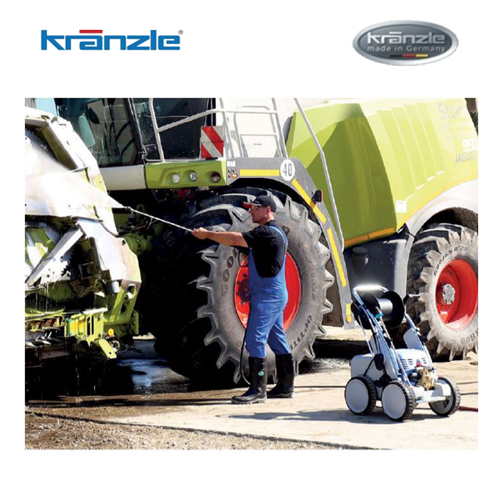 เครื่องฉีดน้ำแรงดันสูง รุ่นใหญ่ มีแทงค์เก็บน้ำในตัว มี 4 ล้อเข็น / Kranzle Quadro 1000 TS T DK Quadro Series ครันเซลล์ - Image 6