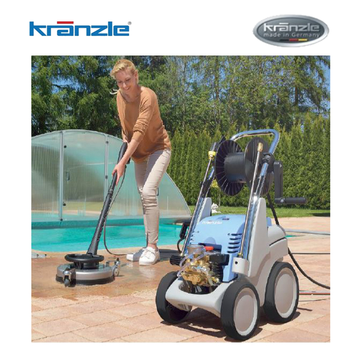 เครื่องฉีดน้ำแรงดันสูง รุ่นเล็ก มีแทงค์เก็บน้ำในตัว มี 4 ล้อเข็น / Kranzle Quadro 11/140 TS T - Quadro Series ครันเซลล์ - Image 7